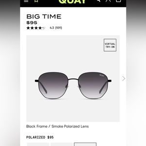 Quay BIG TIME Polarized Sunglasses